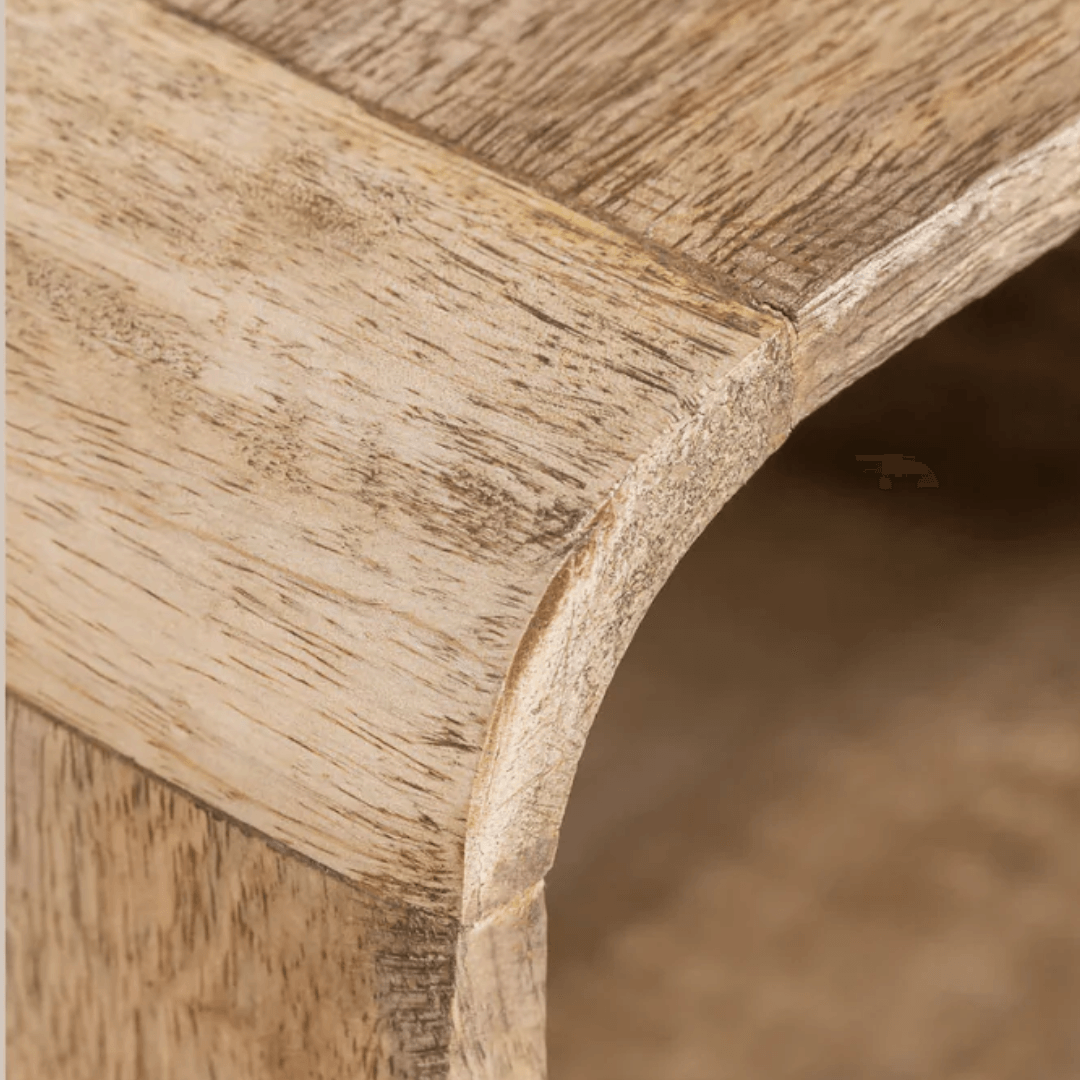 solid wood nightstand