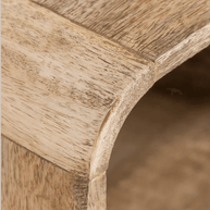 solid wood nightstand