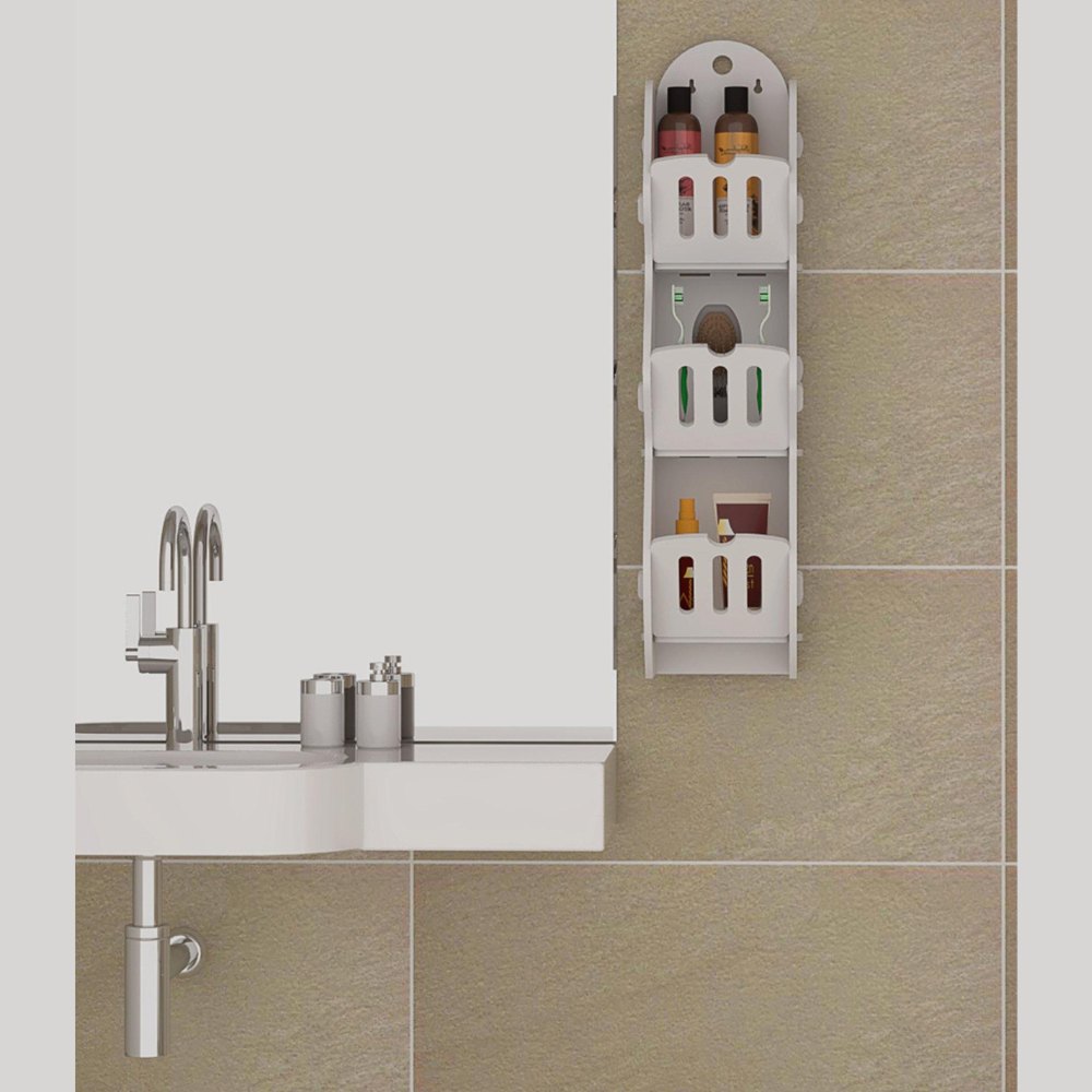 Multi-purpose bathroom rack