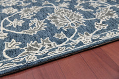 Hand Tufted Romania Navy Color Carpet - WoodenTwist