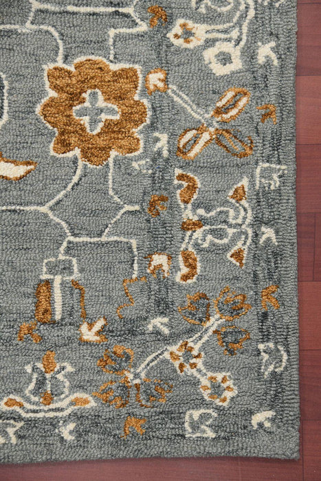 Hand Tufted Romania Orange Color Carpet - WoodenTwist