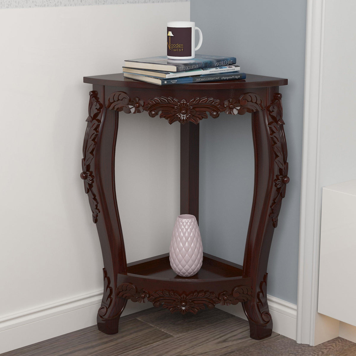 Antique Acacia Wood, Hand Carved