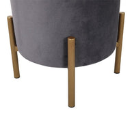 Wooden Twist Luxury Home Decor Accent Ottoman Pouf