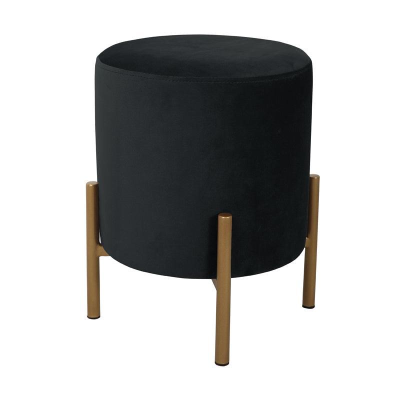 Wooden Twist Luxury Home Decor Accent Ottoman Pouf