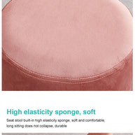 Wooden Twist Luxury Home Decor Accent Ottoman Pouf