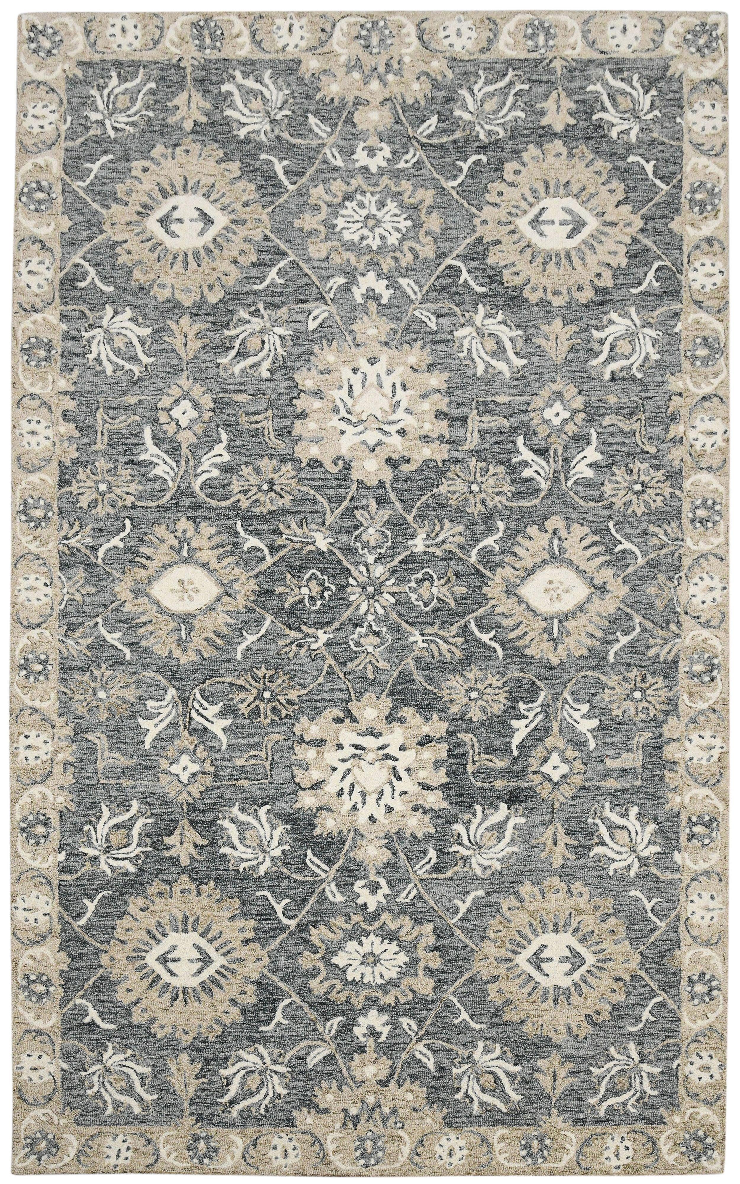 Hand Tufted Romania Grey Color Carpet - WoodenTwist