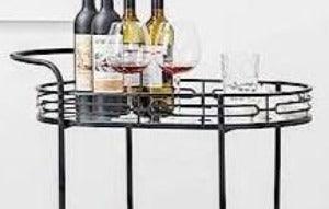 Serve drinks or display decor