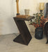 Patrice Wooden Floor Lamp with Brown Base and Jute Fabric Lampshade - WoodenTwist