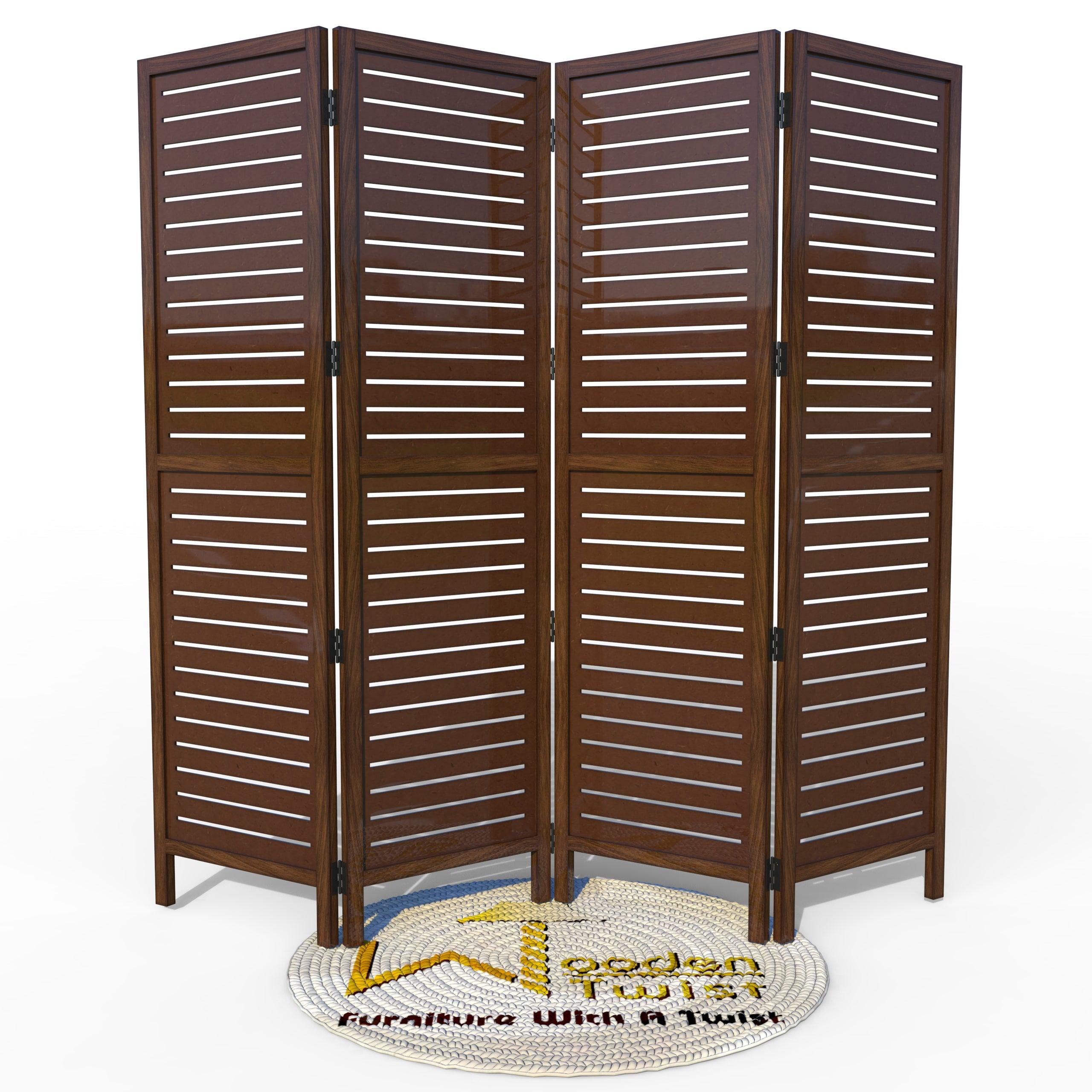 Wooden Handicrafts Partition Wooden Room Divider (Mango Wood) - WoodenTwist