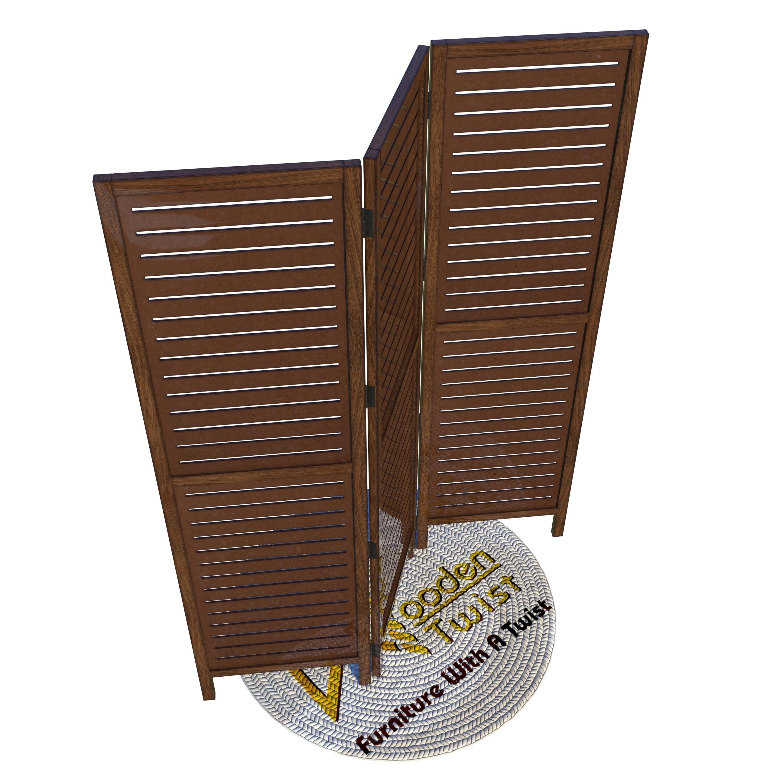 Wooden Handicrafts Partition Wooden Room Divider (Mango Wood) - WoodenTwist