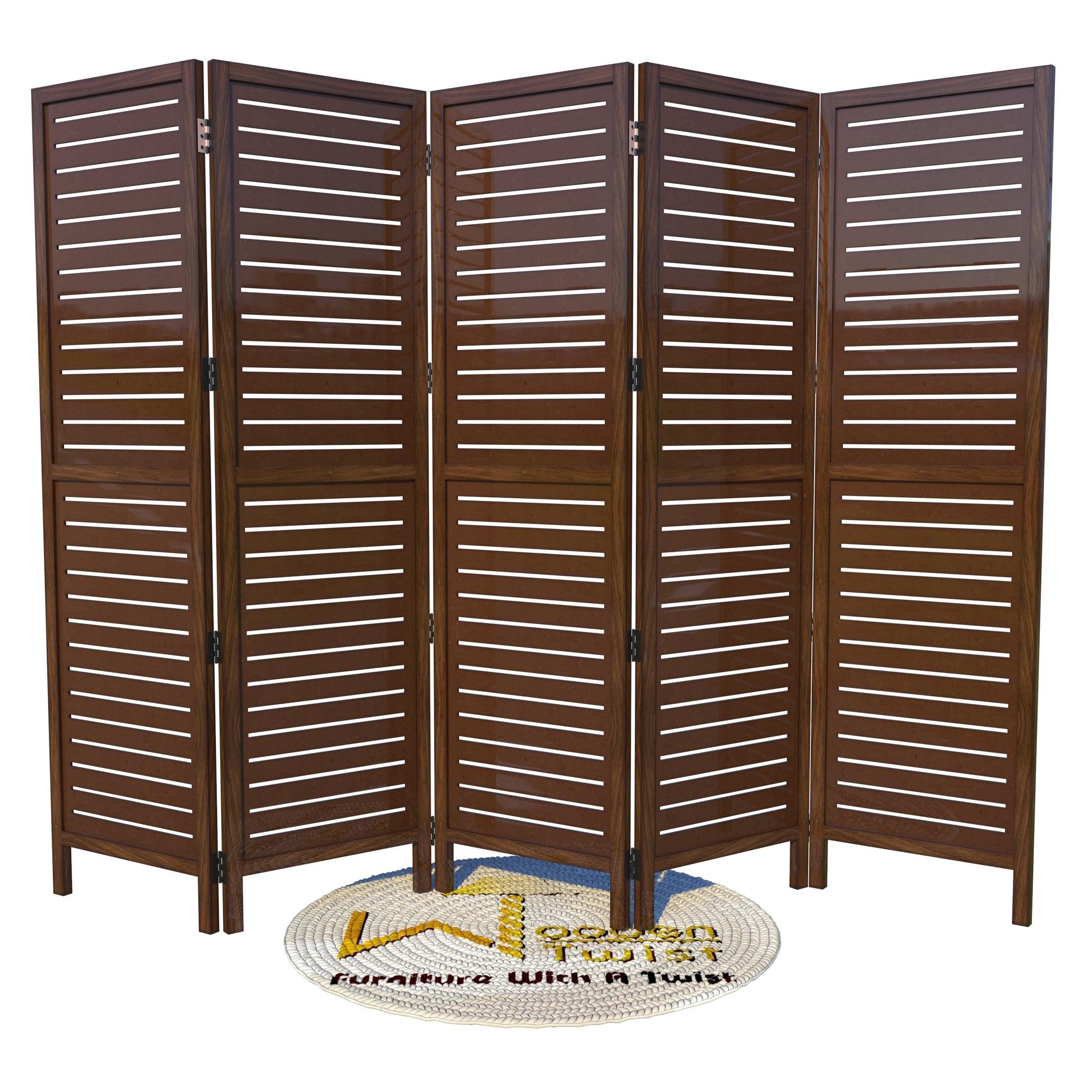 Wooden Handicrafts Partition Wooden Room Divider (Mango Wood) - WoodenTwist