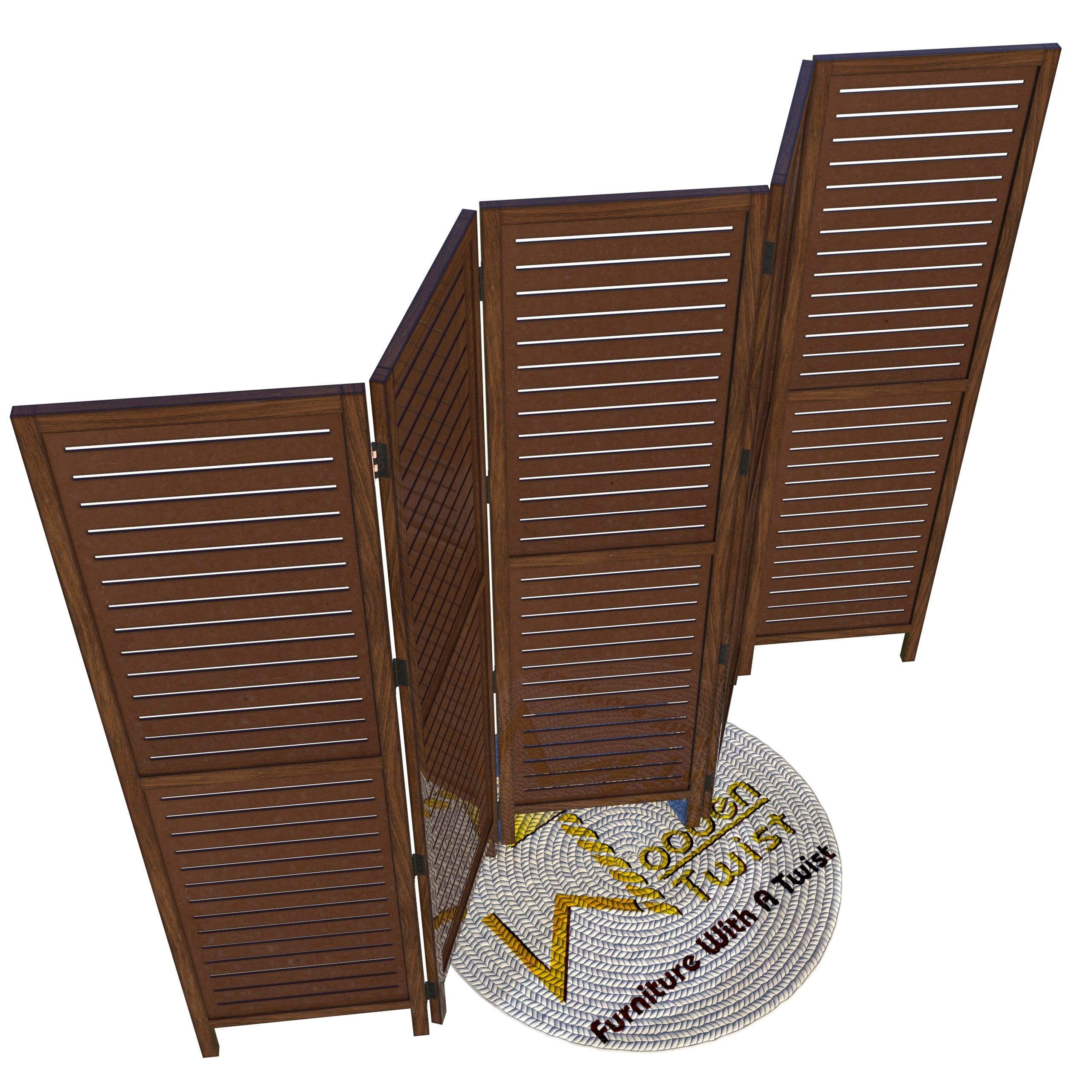 Wooden Handicrafts Partition Wooden Room Divider (Mango Wood) - WoodenTwist