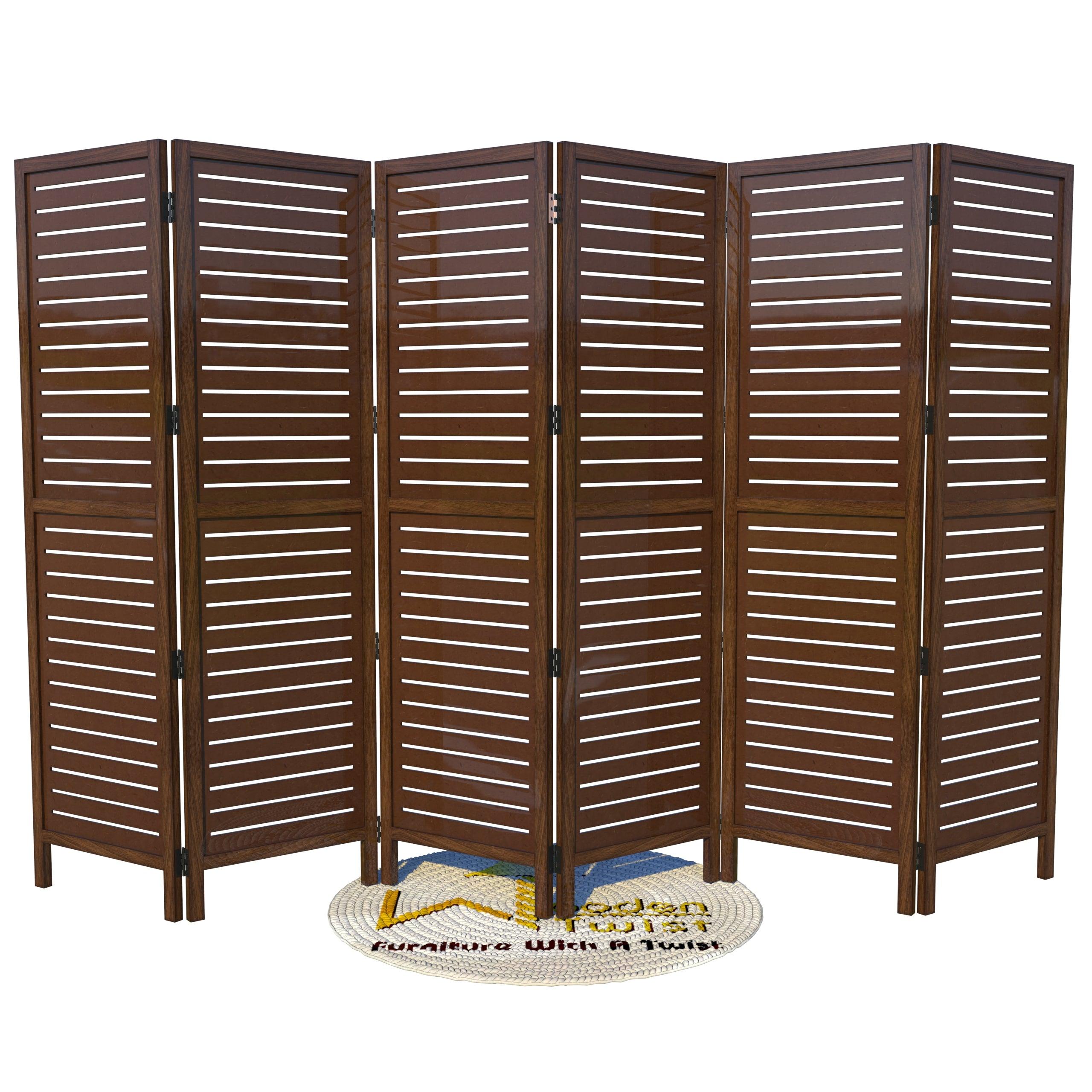 Wooden Handicrafts Partition Wooden Room Divider (Mango Wood) - WoodenTwist