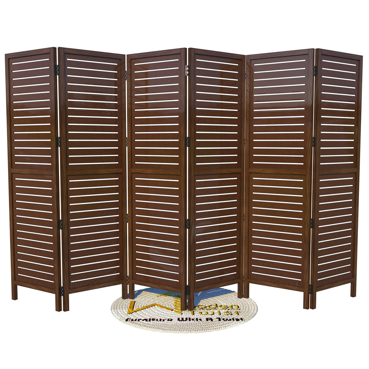 Wooden Handicrafts Partition Wooden Room Divider (Mango Wood) - WoodenTwist