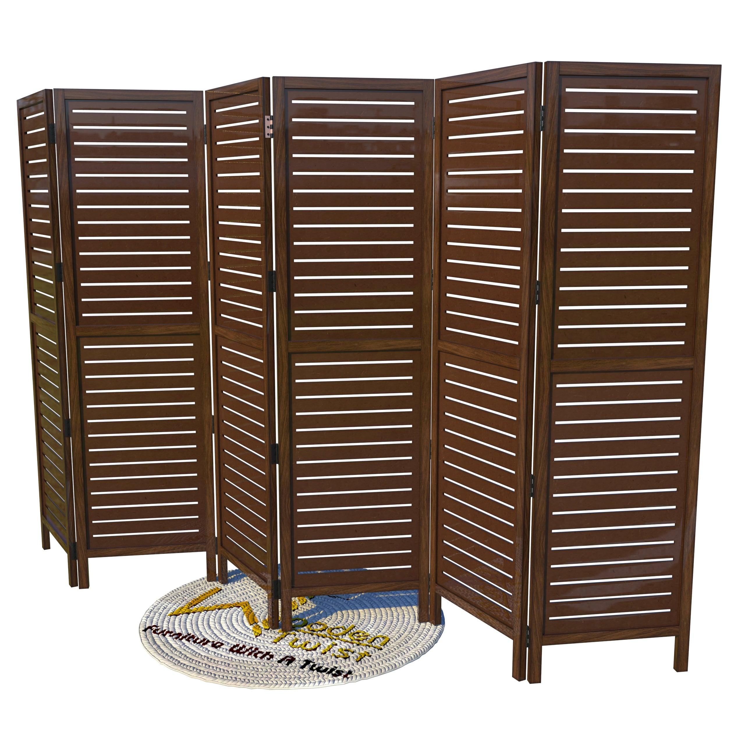 Wooden Handicrafts Partition Wooden Room Divider (Mango Wood) - WoodenTwist