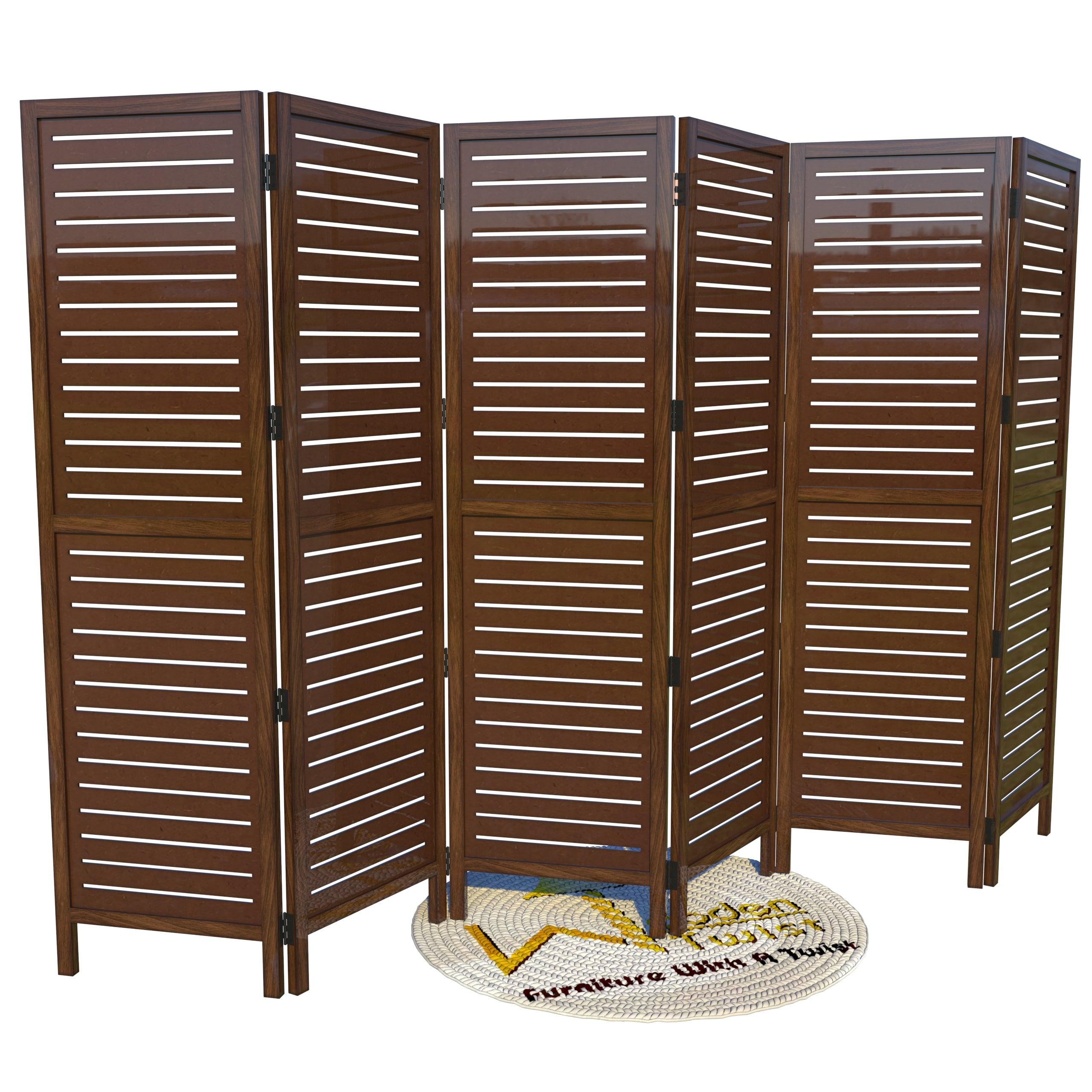 Wooden Handicrafts Partition Wooden Room Divider (Mango Wood) - WoodenTwist