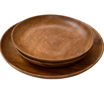 Wooden Round Exquisite Saucer (Set of 3) - WoodenTwist