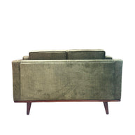 Wooden Twist Stylish Rectangular Modern 3 Seater Sofa ( Green ) - WoodenTwist