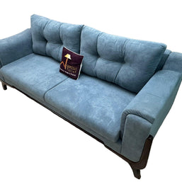Wooden Twist European Style Teak Wood Interior Sofa Set 3+1+1 - WoodenTwist