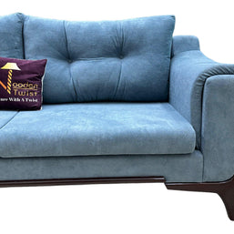 Wooden Twist European Style Teak Wood Interior Sofa Set 3+1+1 - WoodenTwist