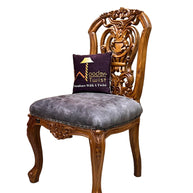 Wooden Twist Bartelso DesignerBack Hand Carved Teak Wood Dining Chair - WoodenTwist