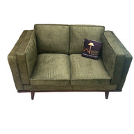 Wooden Twist Stylish Rectangular Modern 3 Seater Sofa ( Green ) - WoodenTwist