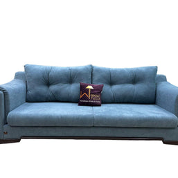 Wooden Twist European Style Teak Wood Interior Sofa Set 3+1+1 - WoodenTwist