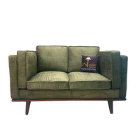 Wooden Twist Stylish Rectangular Modern 3 Seater Sofa ( Green ) - WoodenTwist