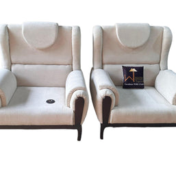 Wooden Twist European Style Teak Wood Interior Sofa Set 3+1+1 - WoodenTwist