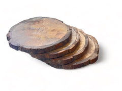 Wooden Twist Exclusive Round Mango Wood Tea Coasters ( Set of 4 ) - WoodenTwist