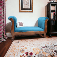 Wooden Twist Fovero Sheesham Wood Bench Couch - front view