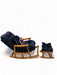 Rocking Chair Colonial and Traditional Super Comfortable Cushion And With Footrest (Natural Polish) - WoodenTwist