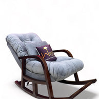 Fleecy rocking chair