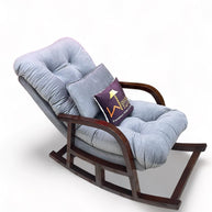 Walnut finish chair