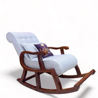 Recliner Rocking Chair In Premium - WoodenTwist