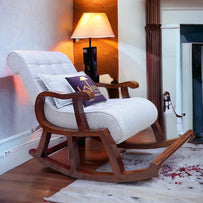 Recliner Rocking Chair In Premium - WoodenTwist