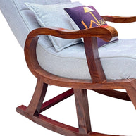 Recliner Rocking Chair In Premium - WoodenTwist