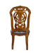 Wooden Twist Bartelso DesignerBack Hand Carved Teak Wood Dining Chair - WoodenTwist
