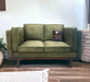Wooden Twist Stylish Rectangular Modern 3 Seater Sofa ( Green ) - WoodenTwist