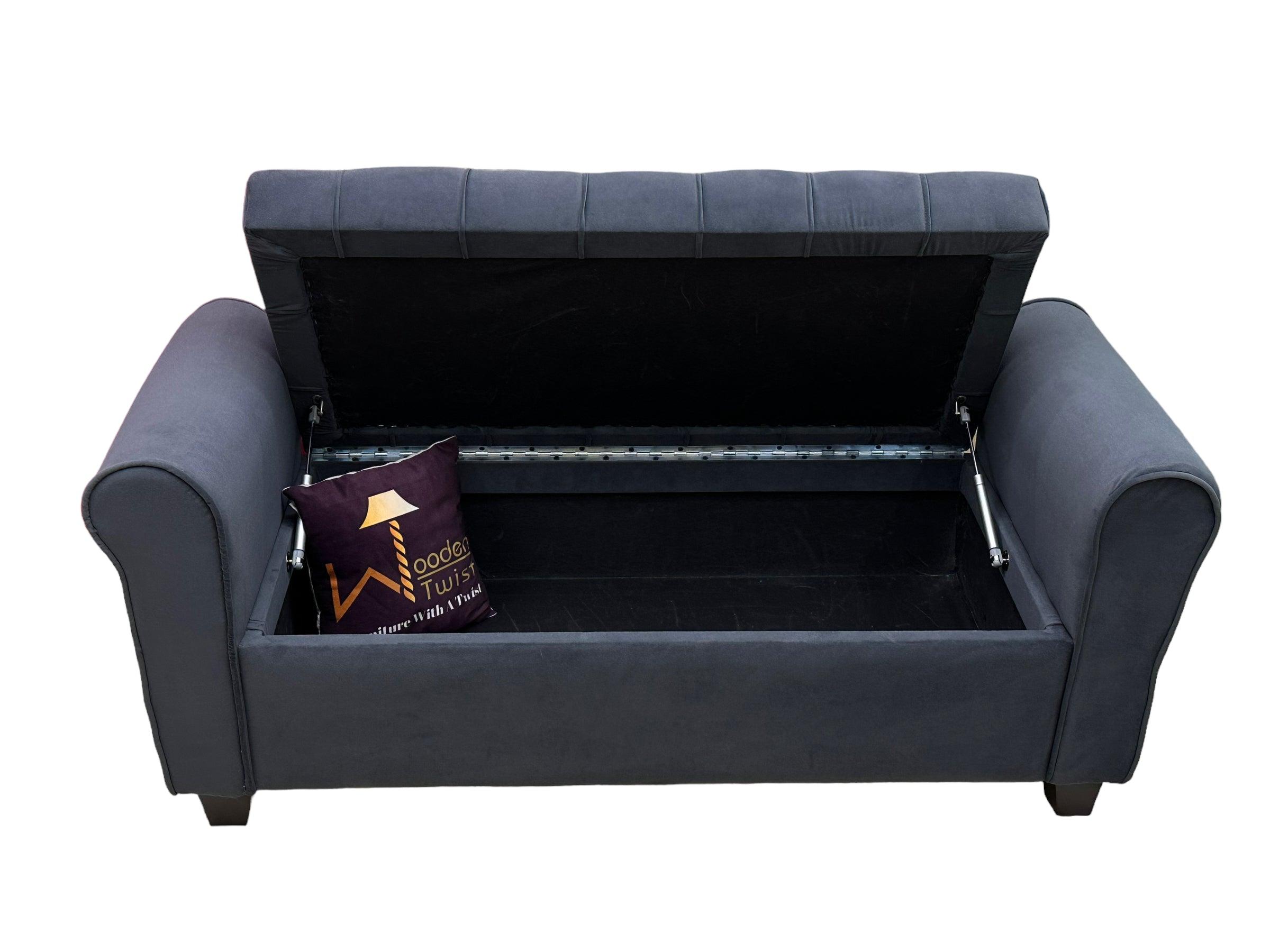 Button Tufted Bench