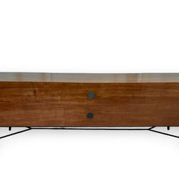 Wooden Twist Mirando Solid Teak Wood TV Unit Cabinet for Living Room - WoodenTwist