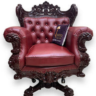 Button Tufted Desk Chair