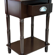 Walnut Finish Nightstand