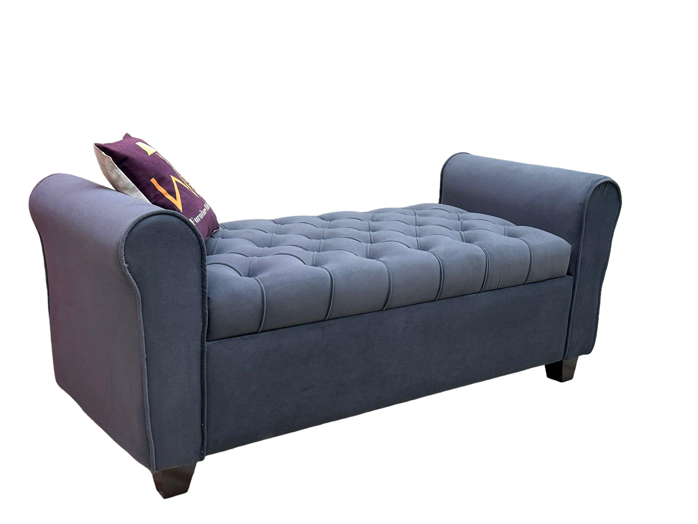 Button Tufted Bench