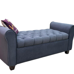 Button Tufted Bench