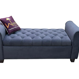 Button Tufted Bench