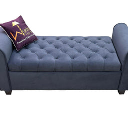 Button Tufted Bench