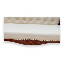 Wooden Handmade Italian Baroque Style Champagne Sofa Set 3+1+1 (Teak Wood) - WoodenTwist