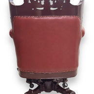 Adjustable Height Tufted Chair