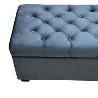 Wooden Twist Zelja Solid Wood Flip Top Storage Bench Couch - WoodenTwist